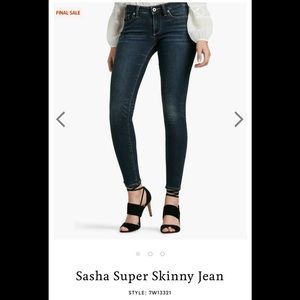 NWOT lucky brand Sasha super skinny leggings.